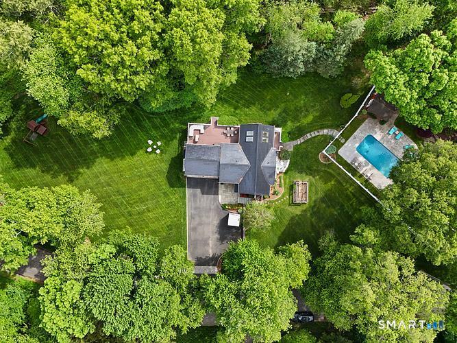 2 Grassy Plains Road Westport, CT 06880 - Photo 1 of 40 Ariel view of this magnificent property