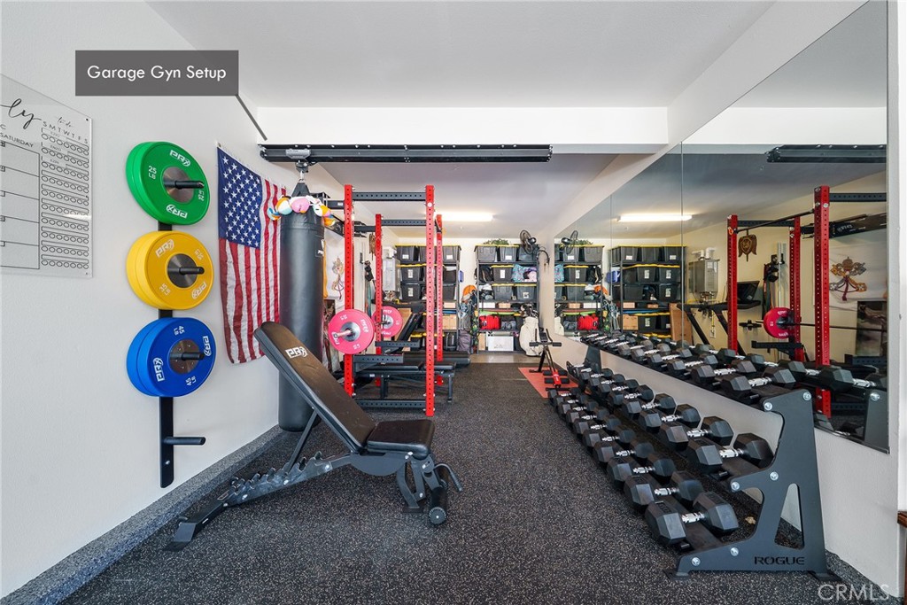 12829 Stags Leap Drive Riverside, CA 92503 - Photo 46 of 54 a view of a room with gym equipment