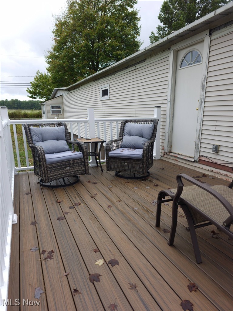 1440 Porter Road Atwater, OH 44201 - Photo 8 of 11 View of wooden terrace