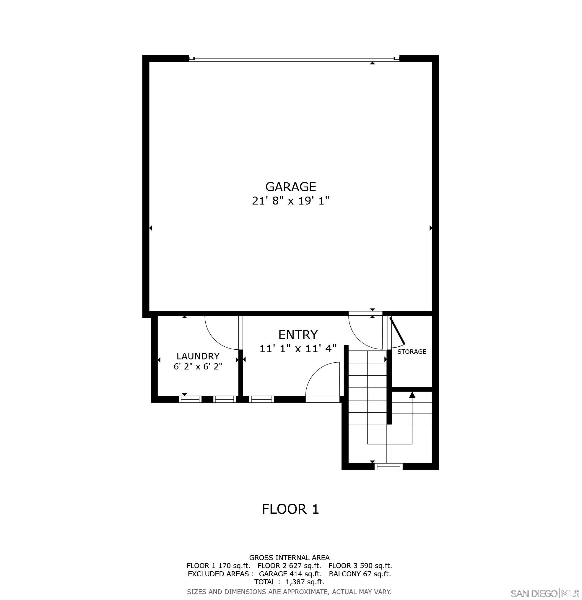 8186 Golden Avenue Lemon Grove, CA 91945 - Photo 40 of 52 a picture of a floor plan