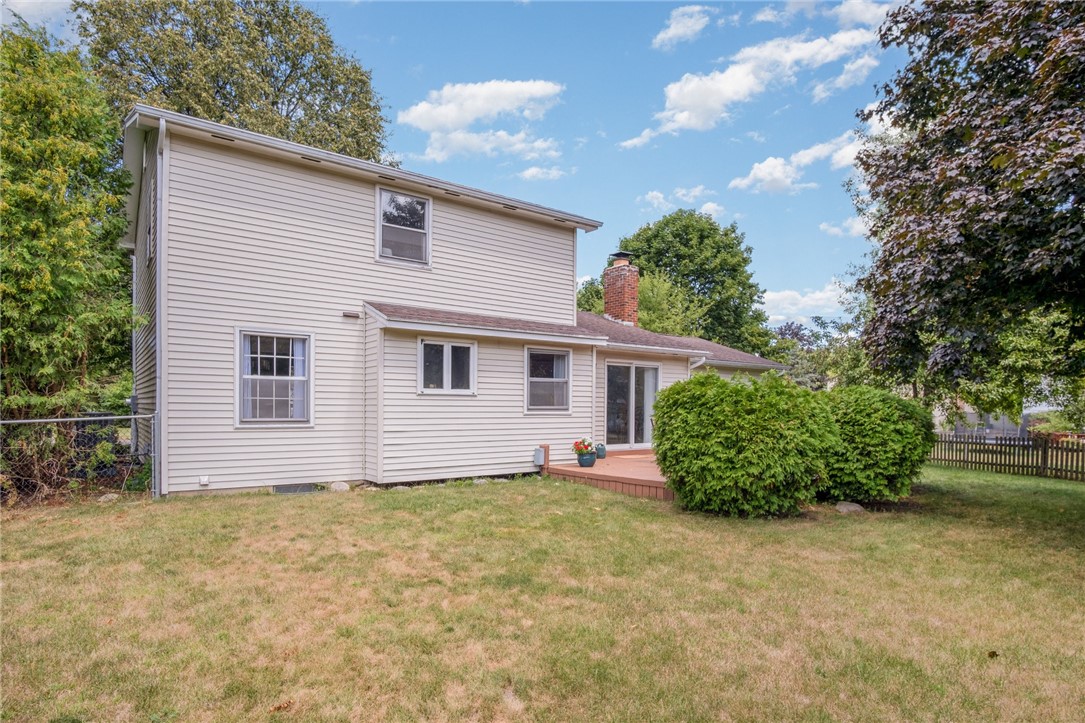 5 Old Drake Run Perinton, NY 14450 - Photo 32 of 39 BACKYARD FVIEW TO HOUSE