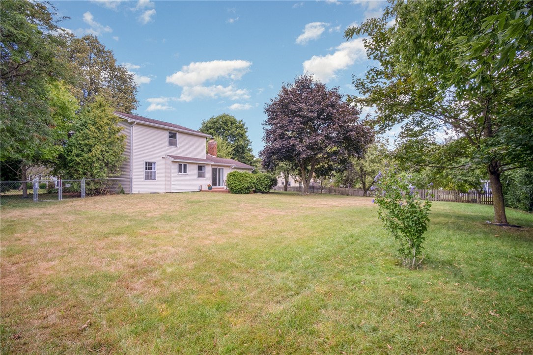 5 Old Drake Run Perinton, NY 14450 - Photo 36 of 39 VIEW BACK TO THE HOUSE FROM FAR BACK CORNER