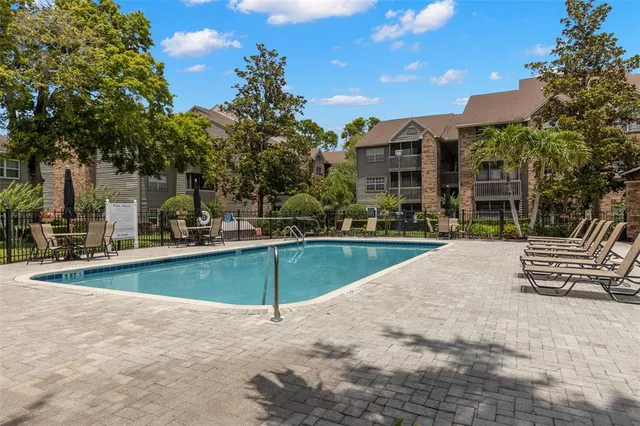 a view of outdoor space yard and swimming pool