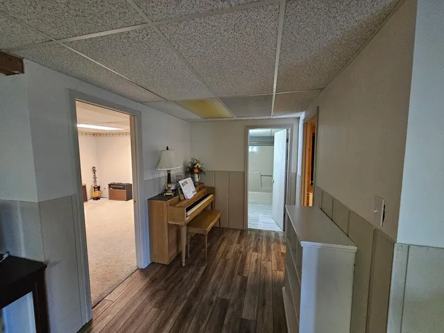 a view of a walk in closet