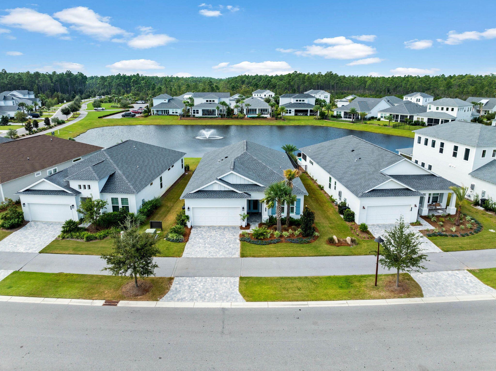 47 West Lafayette Rd Inlet Beach Inlet Beach, FL 32461 - Photo 48 of 71 an aerial view of a house with a swimming pool yard and outdoor seating