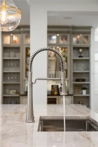 a view of a walk in closet