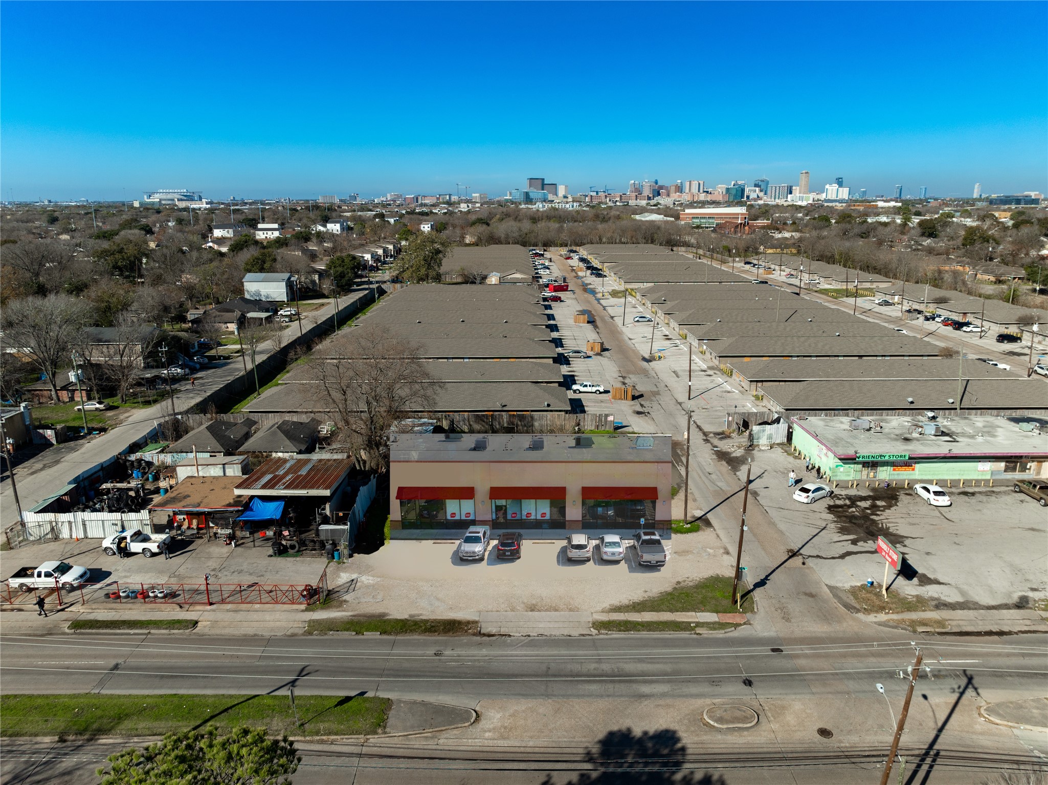 0 Scott Street Houston, TX 77021 - Photo 4 of 10 a aerial view of a building with a city view