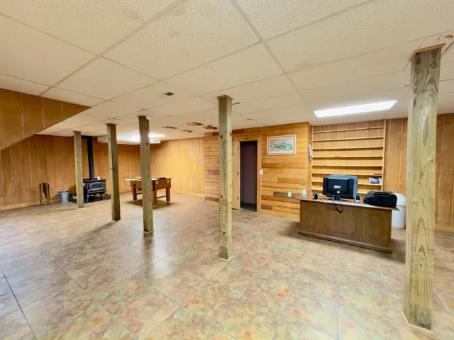 a room with storage and utility