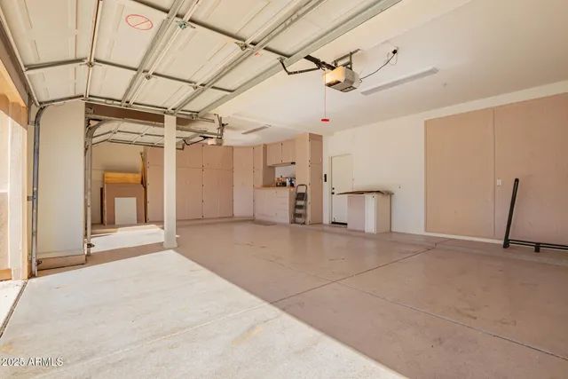 a view of a partially built refrigerator