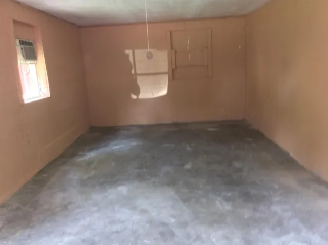 a view of a room with window