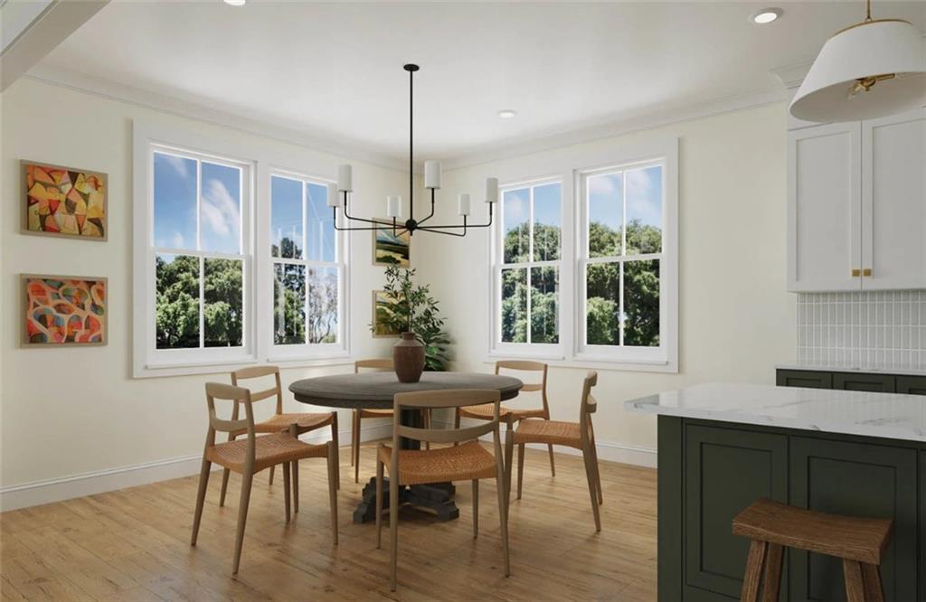 71 Chestatee Road Cleveland, GA 30528 - Photo 8 of 17 a view of a dining room with furniture window and outside view