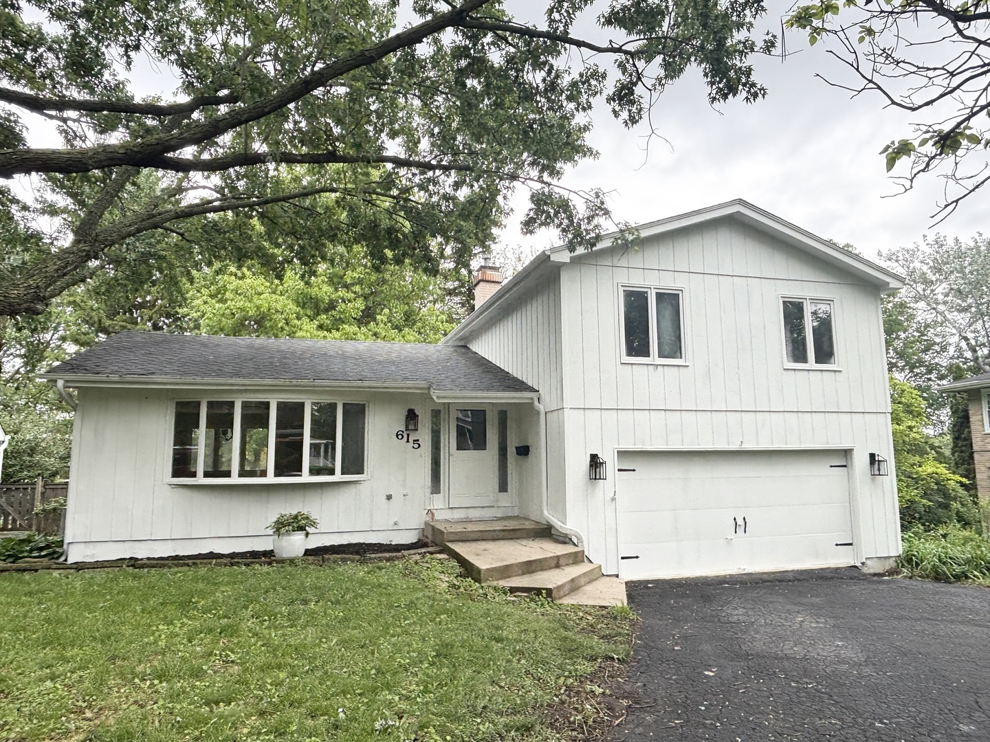 615 North Blanchard Street Wheaton, IL 60187 - Photo 18 of 19 a house that has a tree in front of the house
