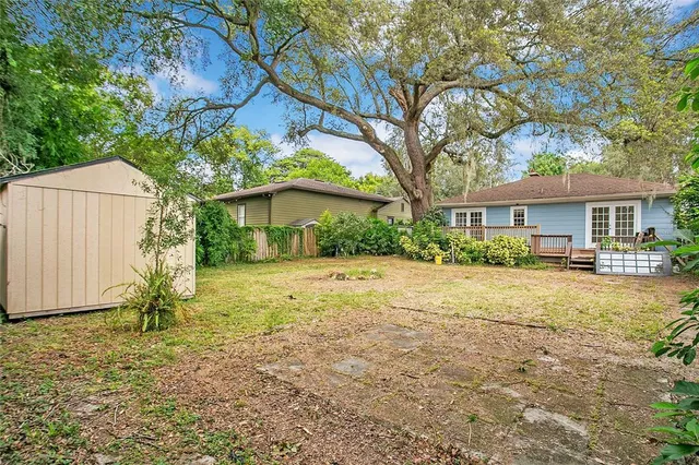 a house with lots of trees