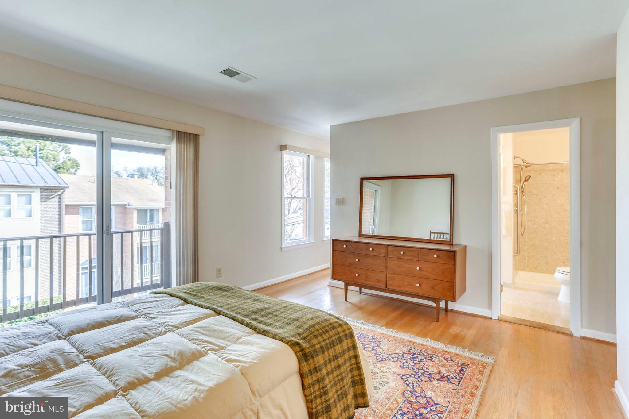 2102 Military Road Arlington, VA 22207 - Photo 23 of 40 3rd Level Master Bedroom with Balcony