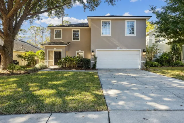 a front view of house with yard