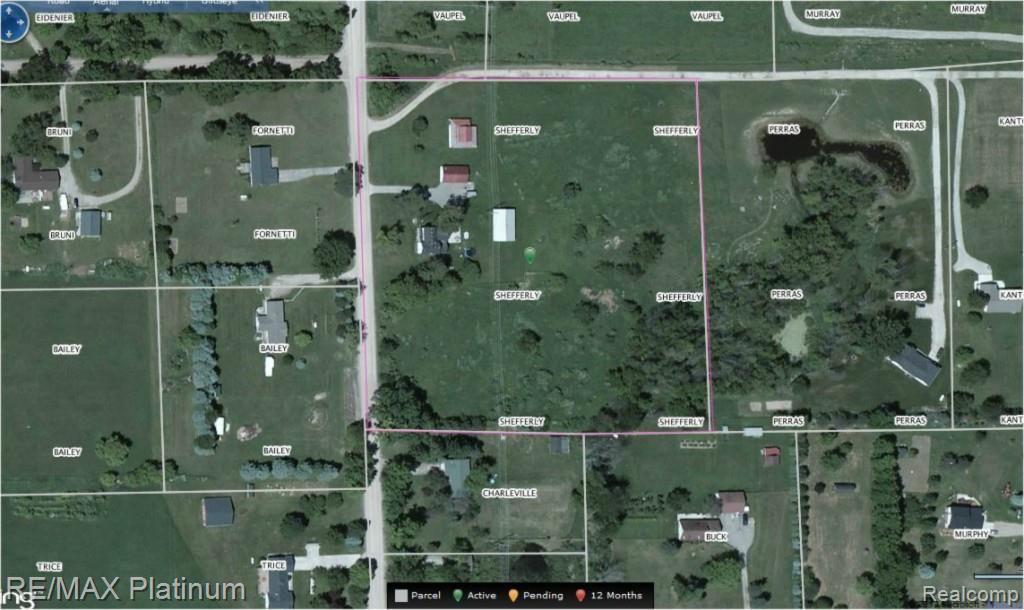 663 South Kern Road Fowlerville, MI 48836 - Photo 6 of 18 aerial farm3.jpg