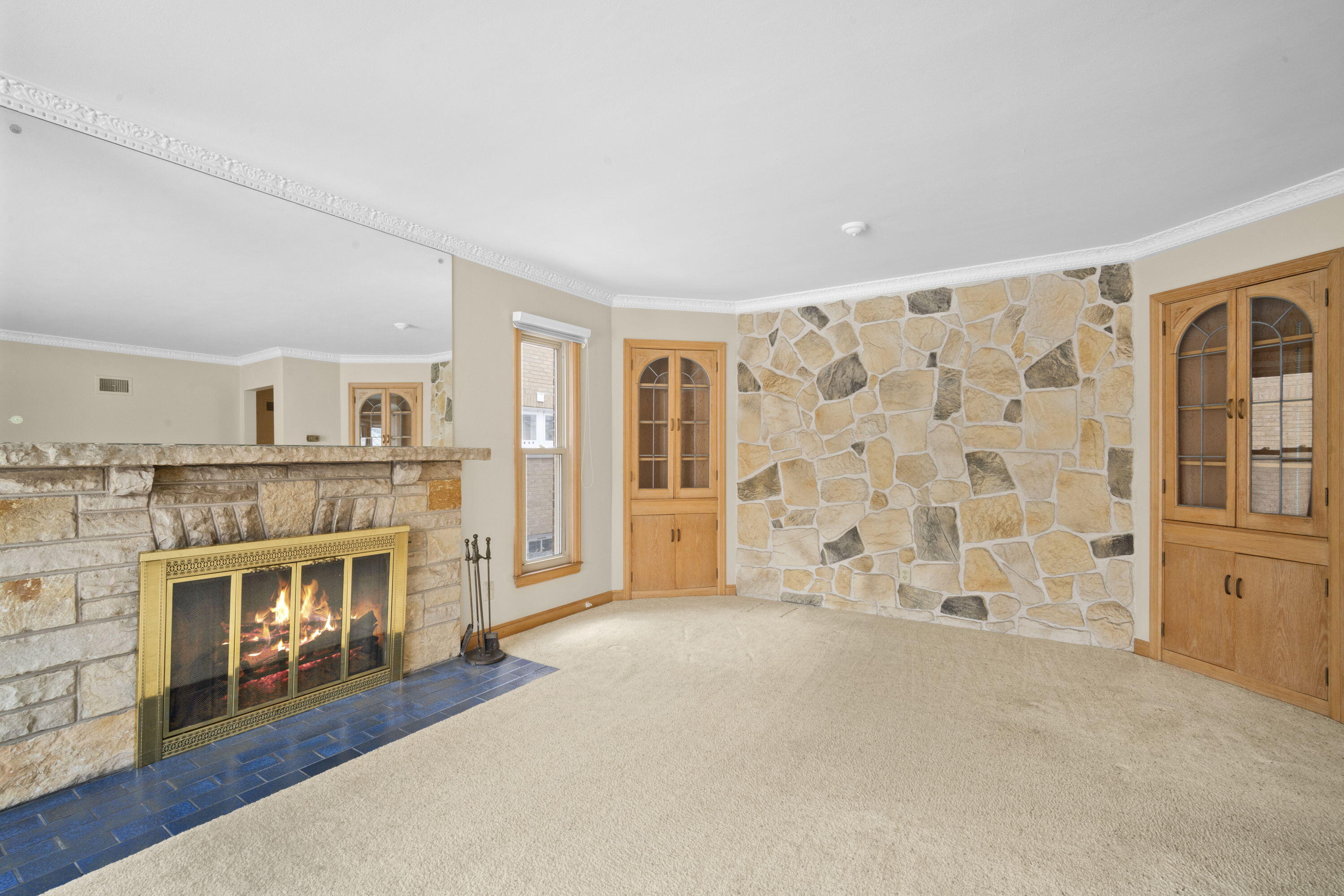 2975 North 69th Street Milwaukee, WI 53210 - Photo 3 of 36 Living Room w/ natural fireplace