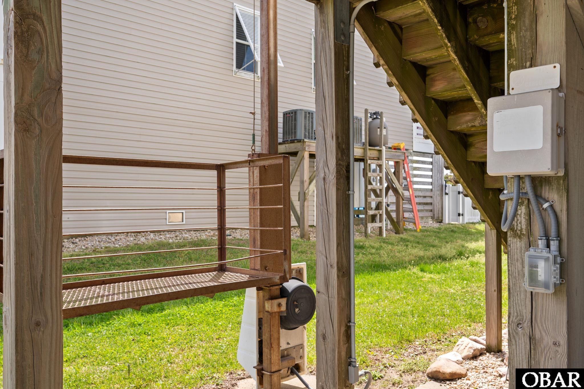 9416 South Old Oregon Inlet Road Nags Head, NC 27959 - Photo 32 of 44 Dumbwaiter