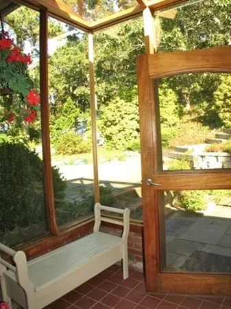 a view of a from a window