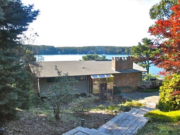 291 Barnes Road Oak Bluffs, MA 02557 - Photo 2 of 30 an aerial view of a house with yard swimming pool and outdoor seating
