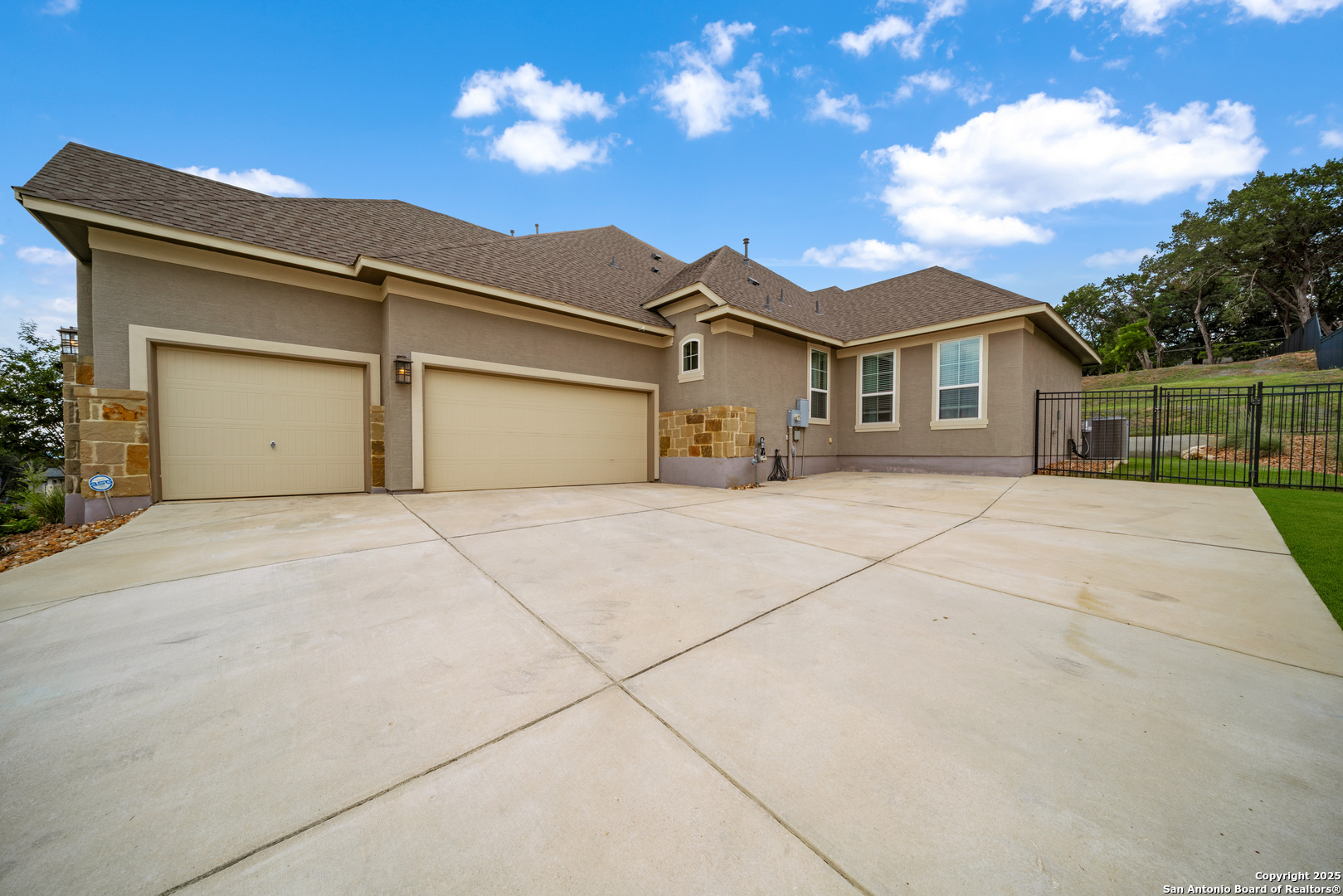 8283 Apache Forest Garden Ridge, TX 78266 - Photo 35 of 42 a view of house with yard and garage