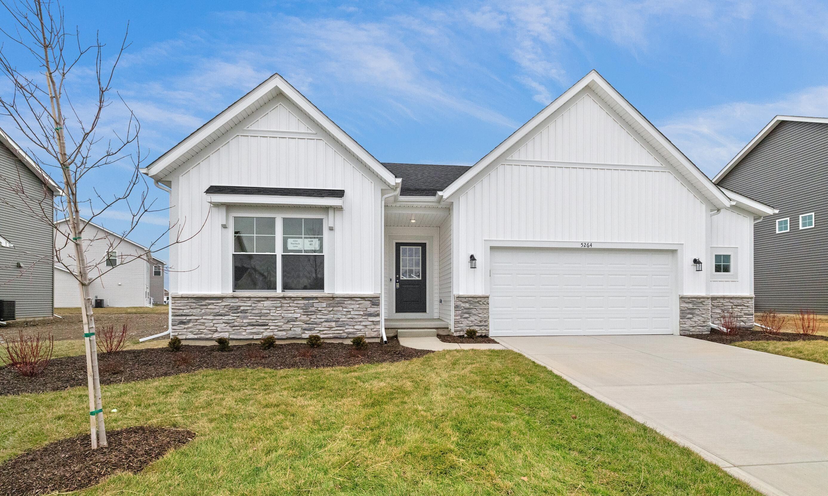 5264 Red Rock Lane Schererville, IN 46375 - Photo 1 of 21 a view of a yard in front of house