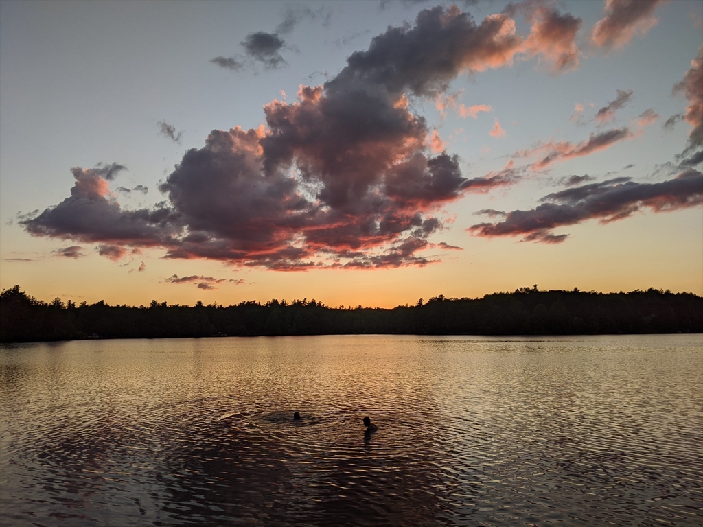 265 Fox Den Road Tolland, MA 01034 - Photo 35 of 37 a view of lake from sunset