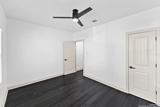 wooden floor in an empty room