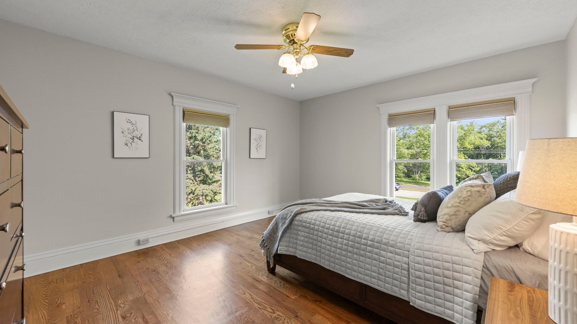 3614 Wolf Road Oswego, IL 60543 - Photo 28 of 56 a bedroom with a large bed and a window