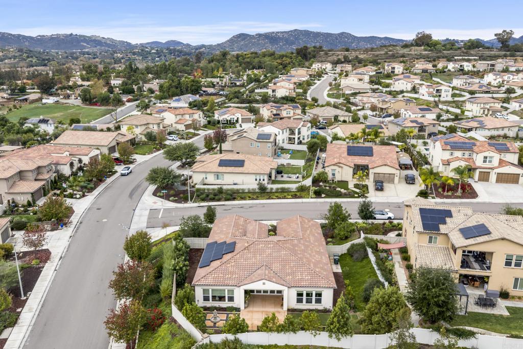 1352 Baumgartner Way Escondido, CA 92026 - Photo 46 of 47 an aerial view of residential houses with outdoor space