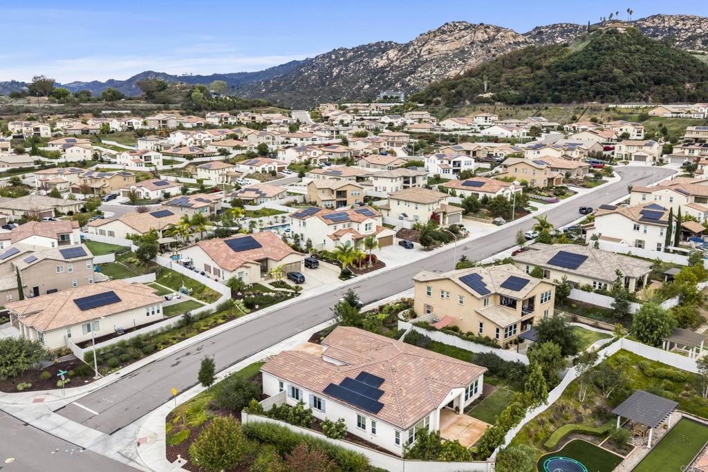 1352 Baumgartner Way Escondido, CA 92026 - Photo 47 of 47 an aerial view of residential houses with outdoor space