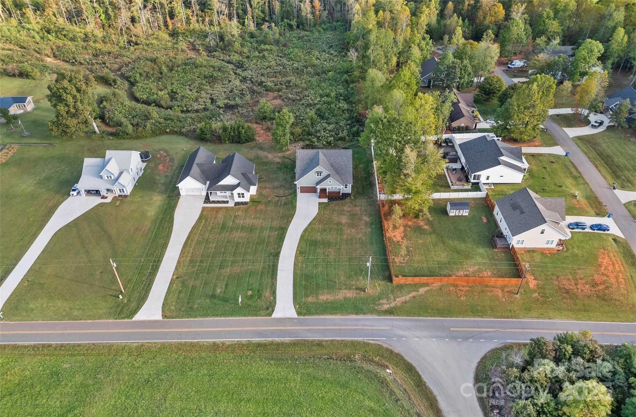 155 Rimrock Road Harmony, NC 28634 - Photo 38 of 39 an aerial view of a house with a yard