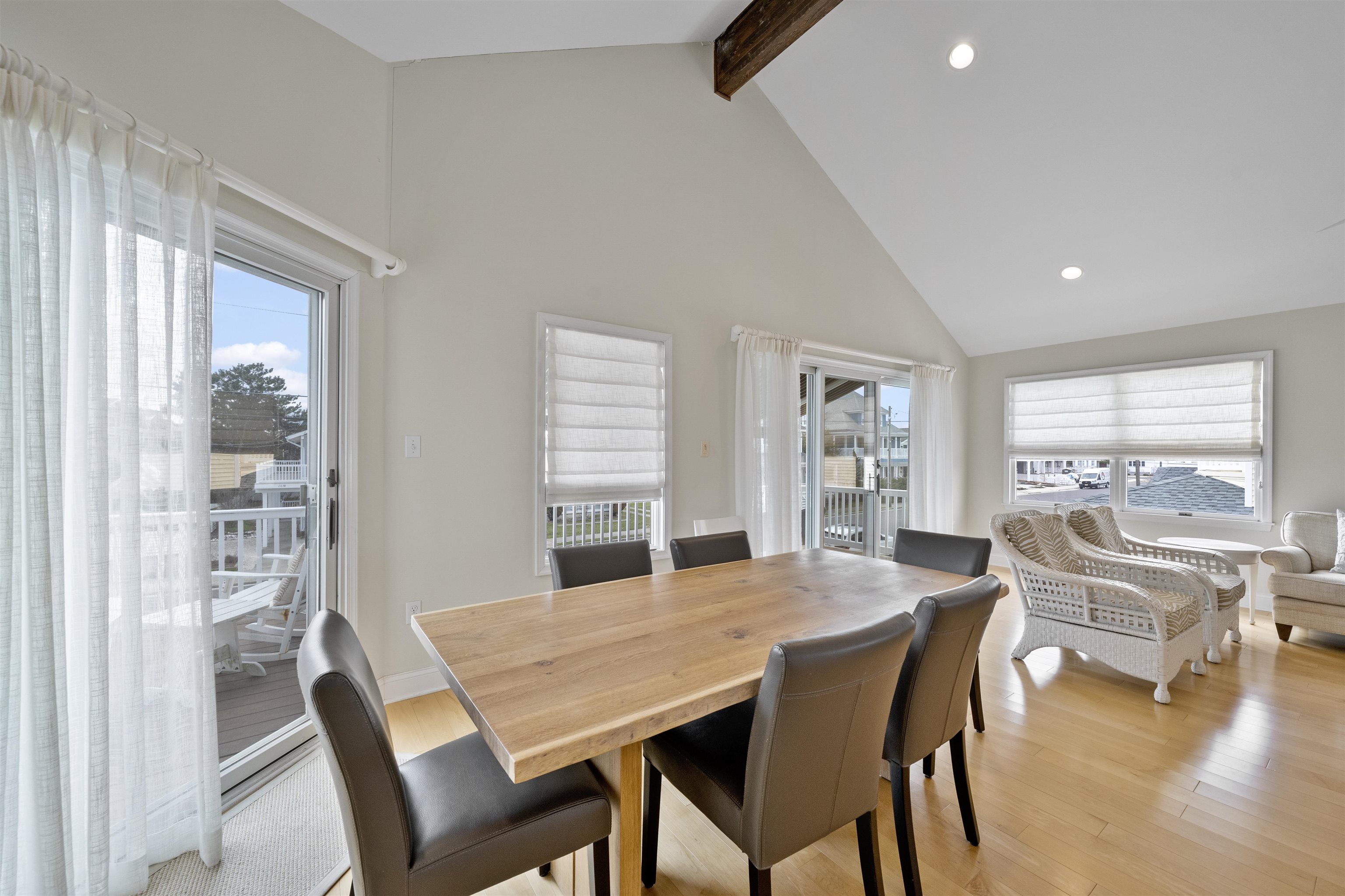 25 9th Street Avalon, NJ 08202 - Photo 10 of 32 a view of a dining room with furniture window and wooden floor