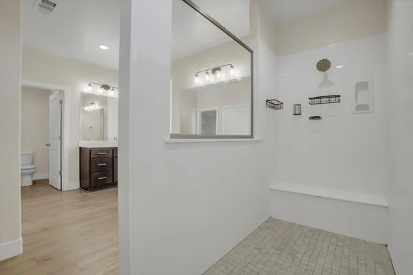 wooden floor in an empty room