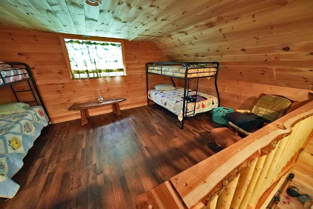 195 Dagget Road Houlton, ME 04730 - Photo 20 of 54 loft-bedroom-off-grid-home