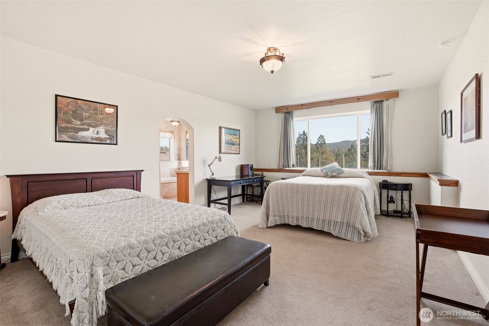 Undisclosed Address Elk, WA 99009 - Photo 26 of 40 a bedroom with a bed a couch and dresser