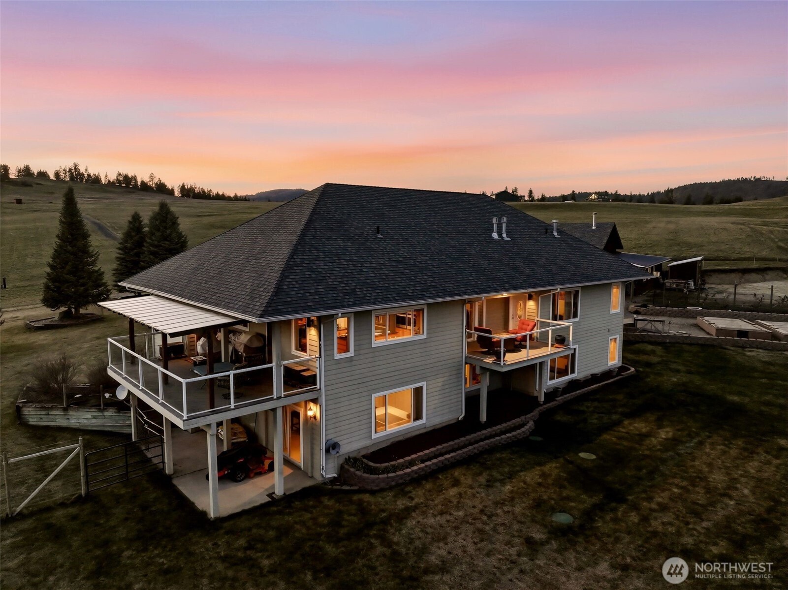 Undisclosed Address Elk, WA 99009 - Photo 8 of 40 an aerial view of a house