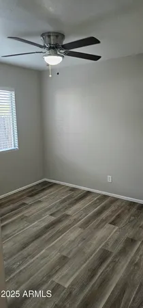 a view of a room with an empty space
