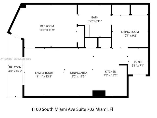 $3,700 | 1100 South Miami Avenue, Unit 702, Miami, FL 33130