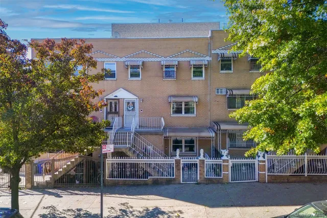 a view of a building with many windows