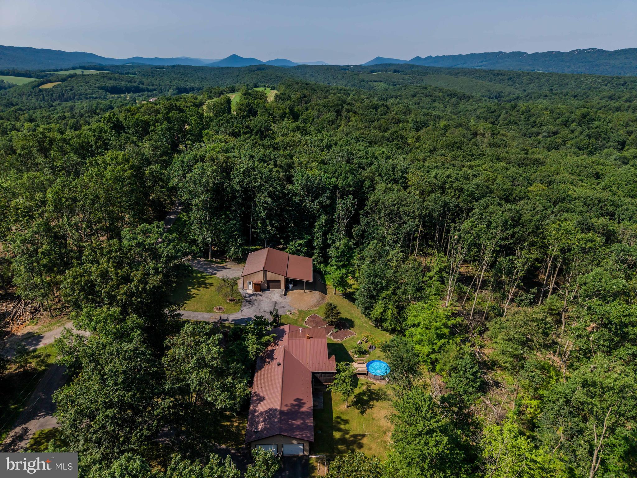 21429 Buck Trail Shade Gap, PA 17255 - Photo 35 of 42 an aerial view of a house with a yard