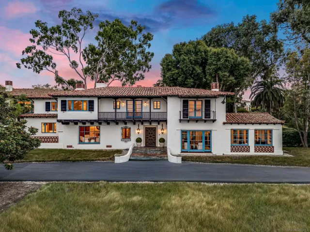 front view of a house with a small yard
