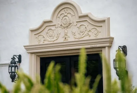 a view of a living room and dining room