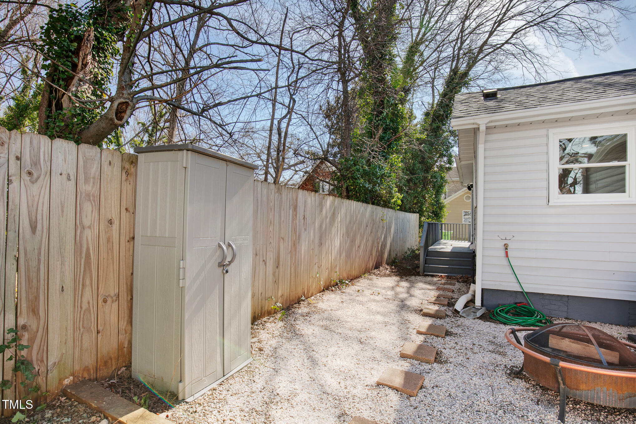 302 St Augustine Raleigh, NC 27610 - Photo 22 of 27 a backyard of a house