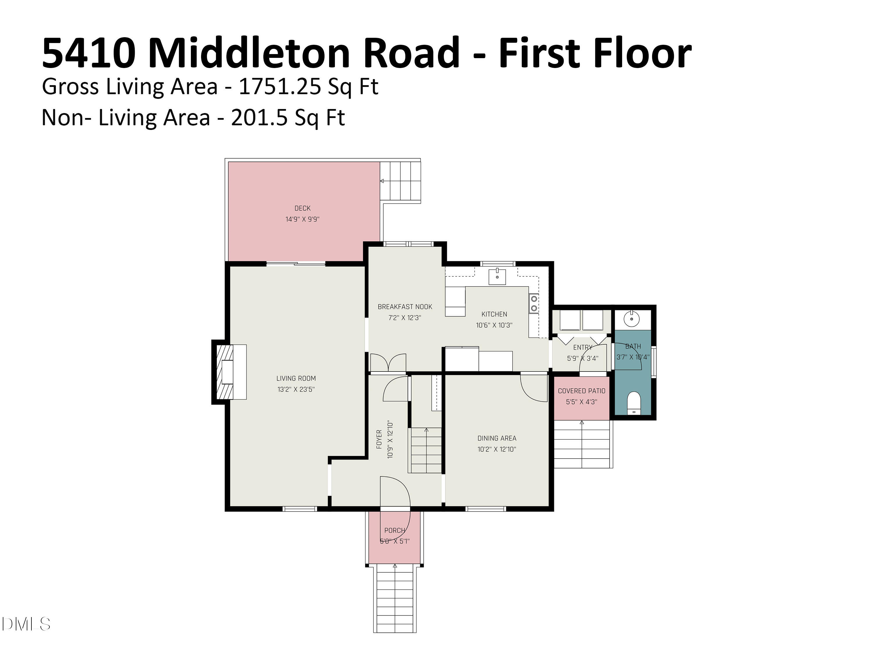 5410 Middleton Road Durham, NC 27713 - Photo 28 of 33 5410_Middleton_Road_-_First_Floor