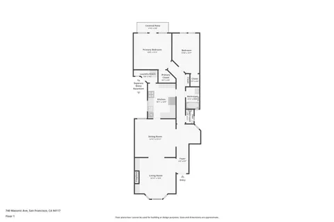 a picture of floor plan