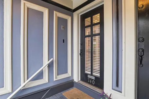 a view of front door