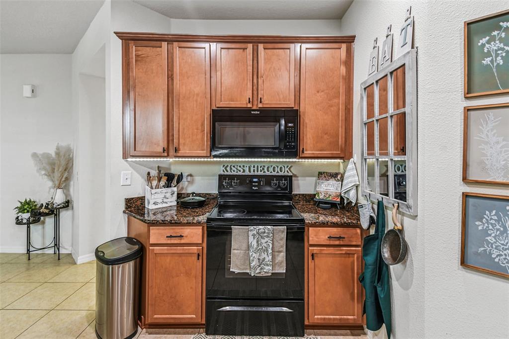 10624 Reams Road Windermere, FL 34786 - Photo 12 of 61 a kitchen with stainless steel appliances granite countertop a stove a sink and a microwave