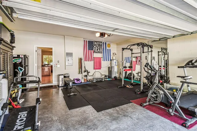 a view of a golf course with a lake