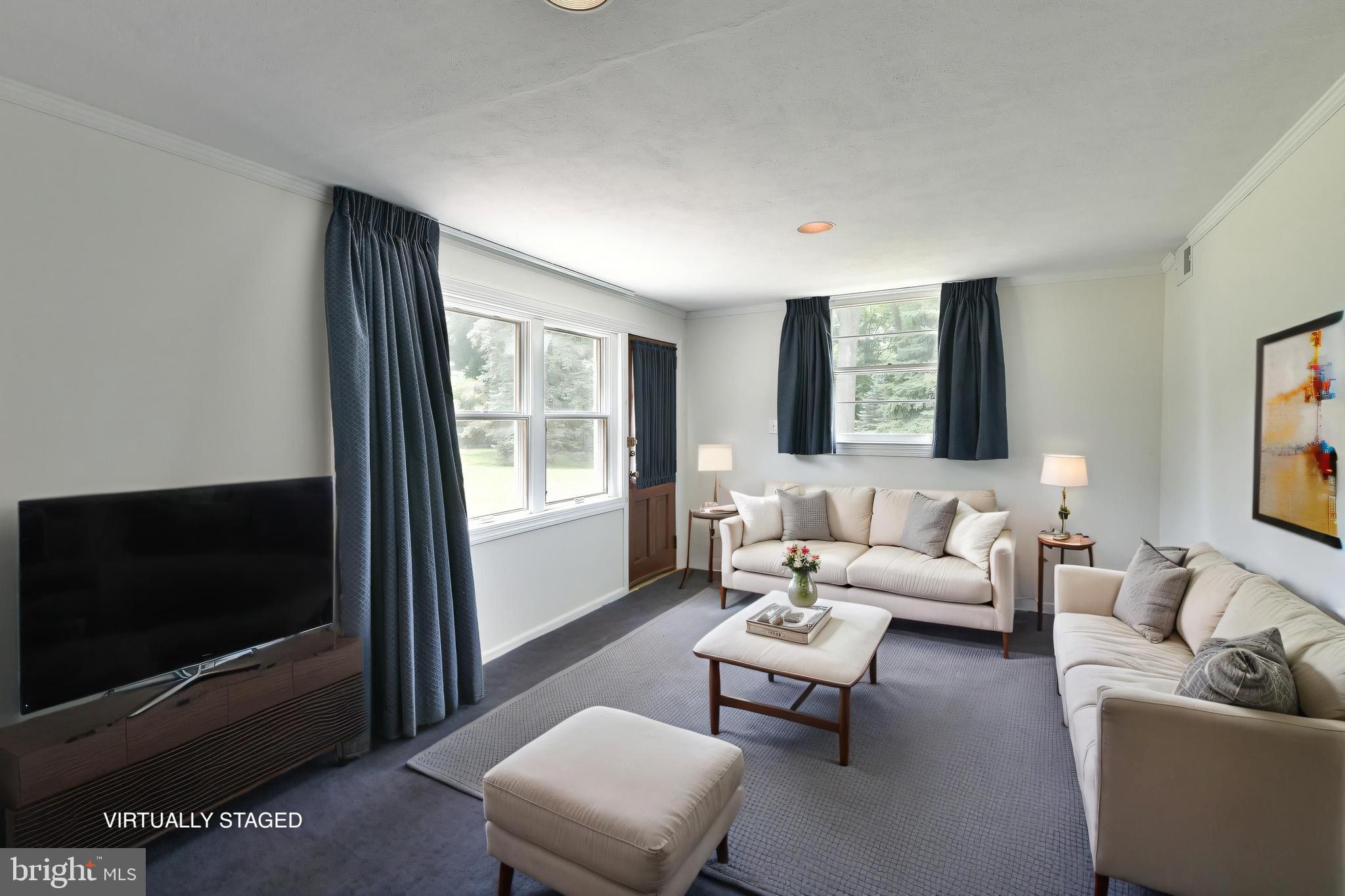 1133 Ballytore Road Huntingdon Valley, PA 19006 - Photo 22 of 38 Cozy Family Room Virtually Staged